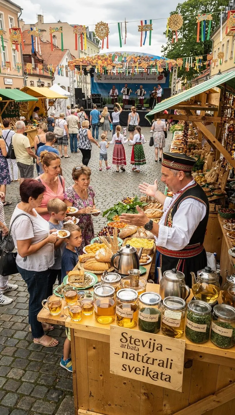 Sveikas ir skanus stevia saldiklis, supakuotas ekologiškoje pakuotėje.