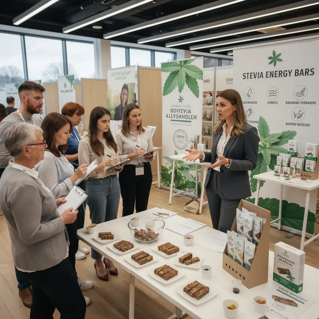 Stevia arbatos infuzija su šviežia citrina ir mėtomis